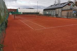 tennisclub Stekene terrein 3 bij aanvang seizoen