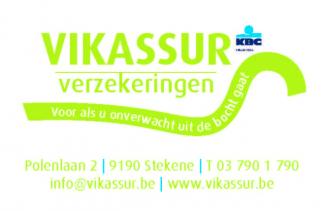 Tennisclub Stekene sponsor Vikassur