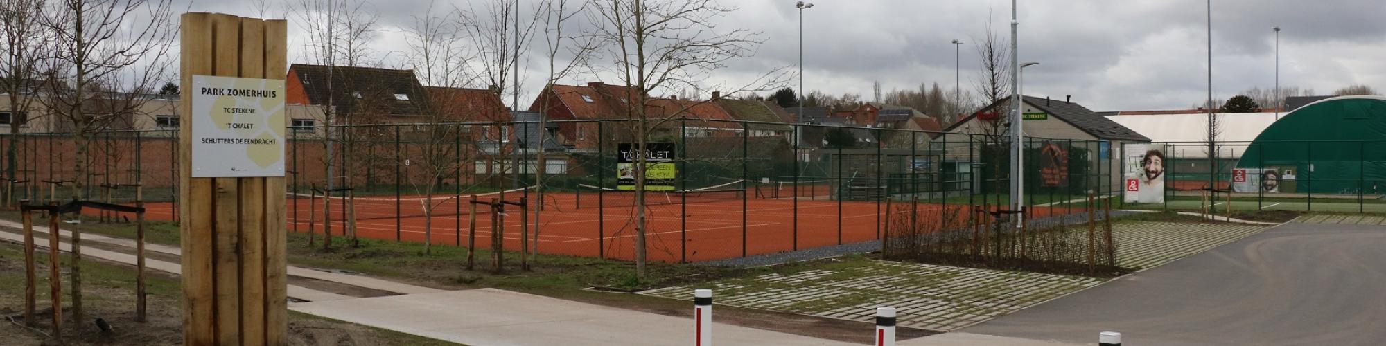 tennisclub Stekene achterzijde site