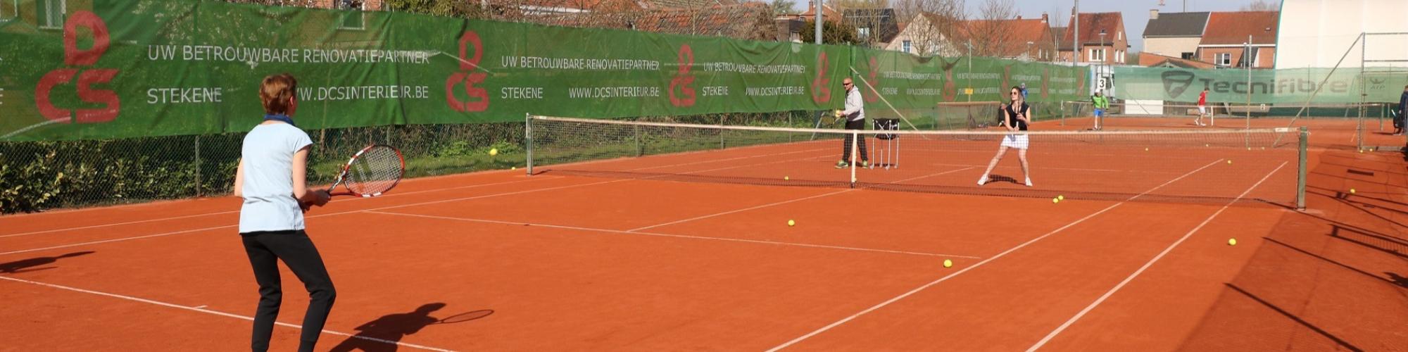 tennisclub Stekene les volgen